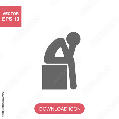 Depression Icon Symbol