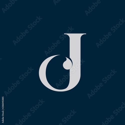Letter J C icon logo design template.creative initial C J symbol inspiration	