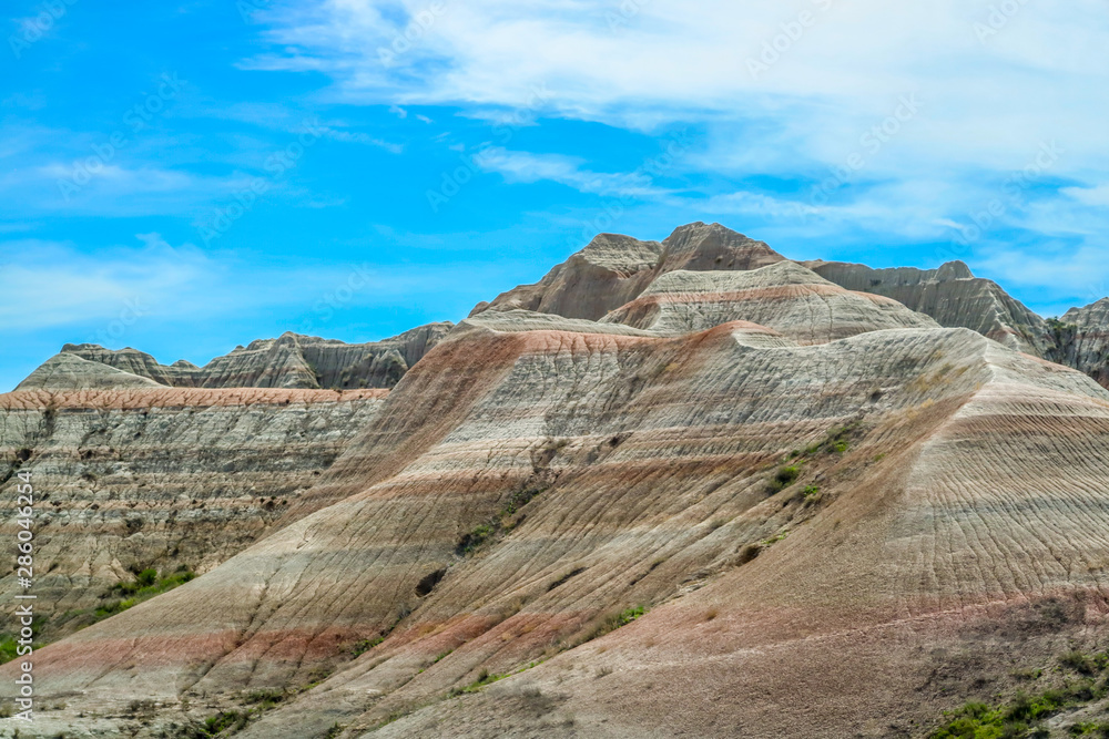 Rocky landscape of the beautiful Badlands National Park, South Dakota Rocky landscape of the beautiful Badlands National Park, South Dakota
