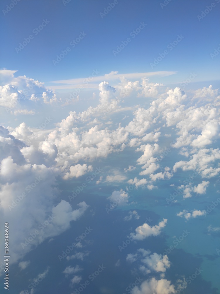 Fototapeta premium blue sky with clouds