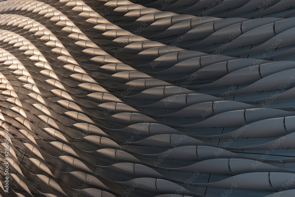 Exterior of modern architecture. building abstract background
