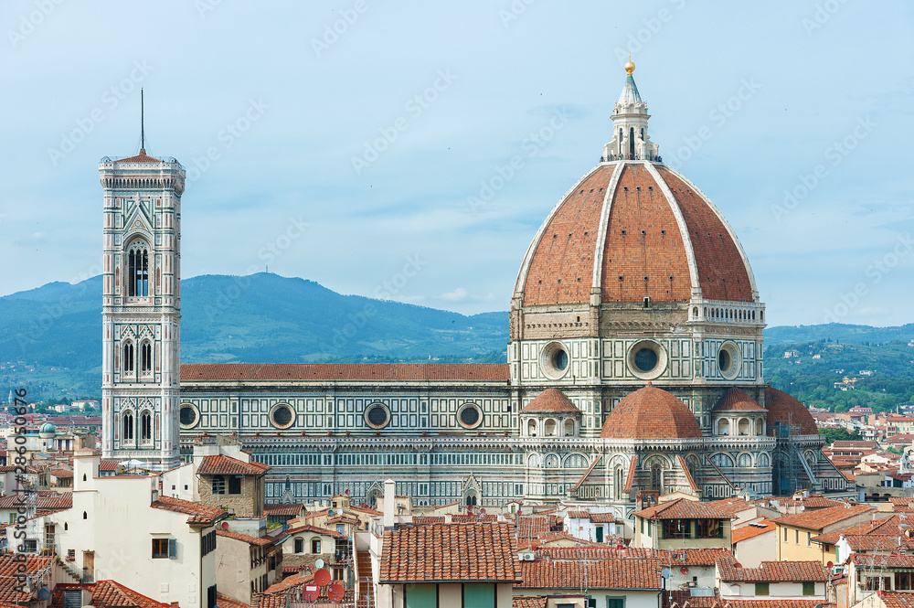 Church Cathedral Santa Maria del Fiore in Florence, Italy