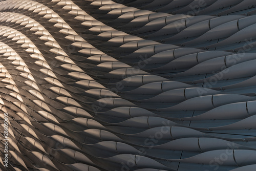 Obraz na płótnie Exterior of modern architecture. building abstract background w salonie