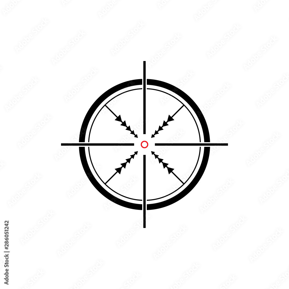 set of target icon set of target icon