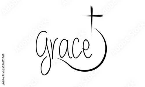 Christian faith, typography for print or use as poster, card, flyer or T shirt