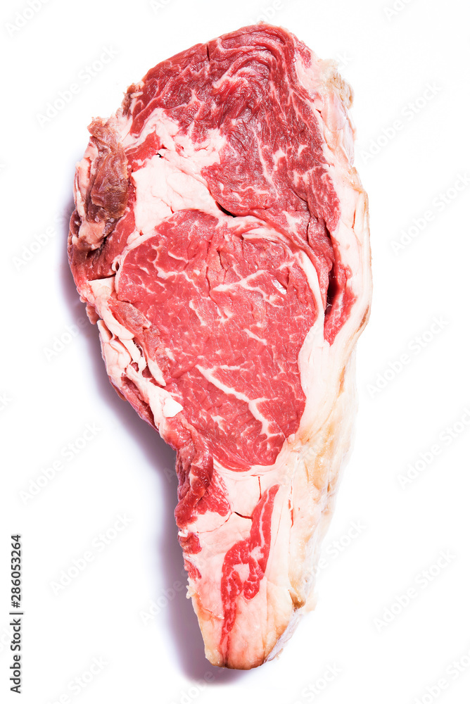 Fresh raw beef steak on background Fresh raw beef steak on background