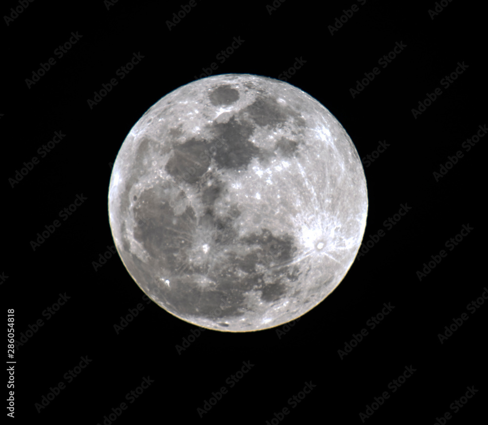 Naklejka premium moon in the sky