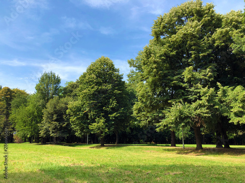 Park of Pejacevic Castle or Perivoj dvorca Pejacevic ili Nasicki gradski park - Nasice, Croatia photo