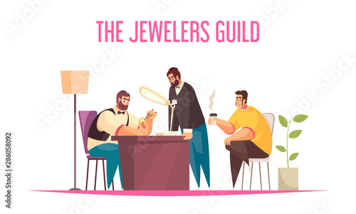 Jeweller Concept Illustration