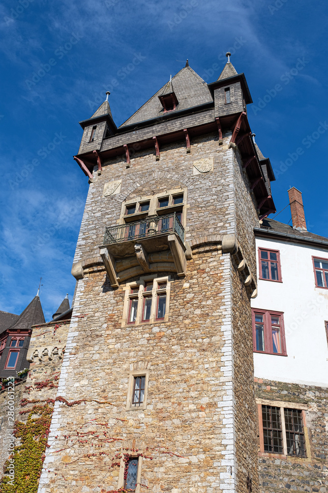 Ein Turm des Schlosses von Braunfels/Deutschland