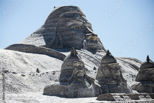 Chaka Qinghai Salt Lake scenery photo