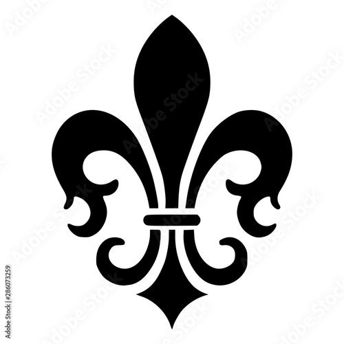 French fleur de lis vector icon illustration -Symbol,icon,sign,logo etc.