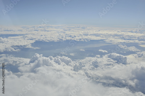 aerial view from airplane © falconx56