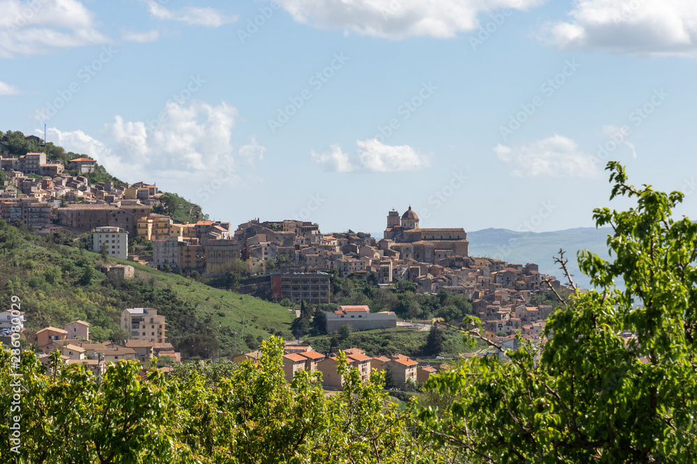 Village de Petralia Sottana, Madonie, Sicile, Italie