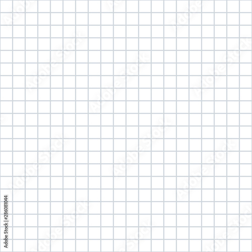 School copybook paper sheet vector seamless pattern
