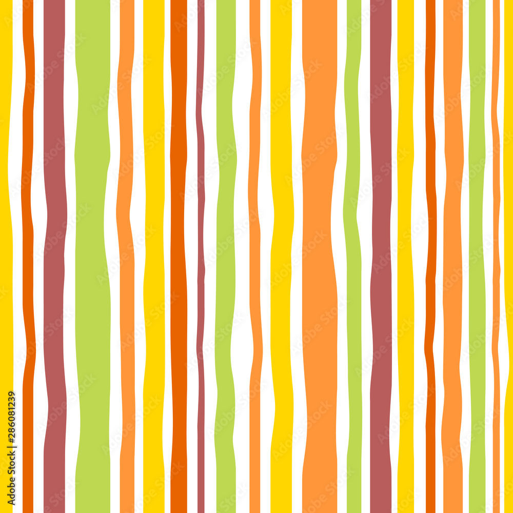 Fun hand drawn stripes seamless vector pattern Fun hand drawn stripes seamless vector pattern
