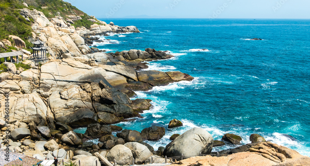 Wuzhizhou Island, Hainan Island View Corridor View Wuzhizhou Island, Hainan Island View Corridor View