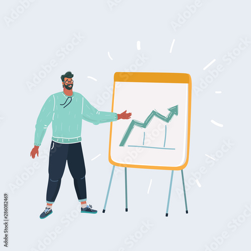 Man at the flipchart