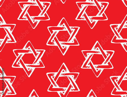 Jewish holiday symbol. Vector drawing