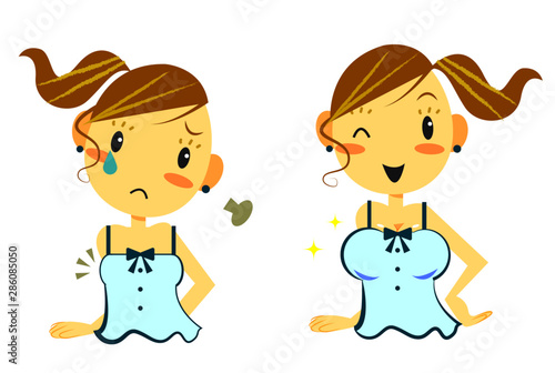 バストアップ　女子　before&after セット