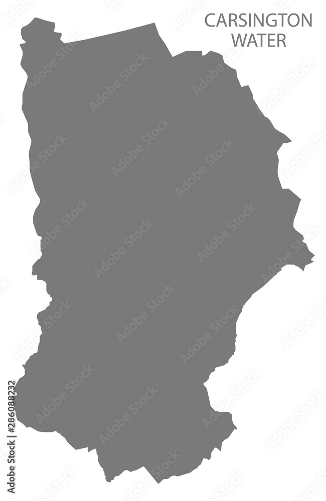 Carsington Water grey ward map of Derbyshire Dales district in East Midlands England UK Carsington Water grey ward map of Derbyshire Dales district in East Midlands England UK
