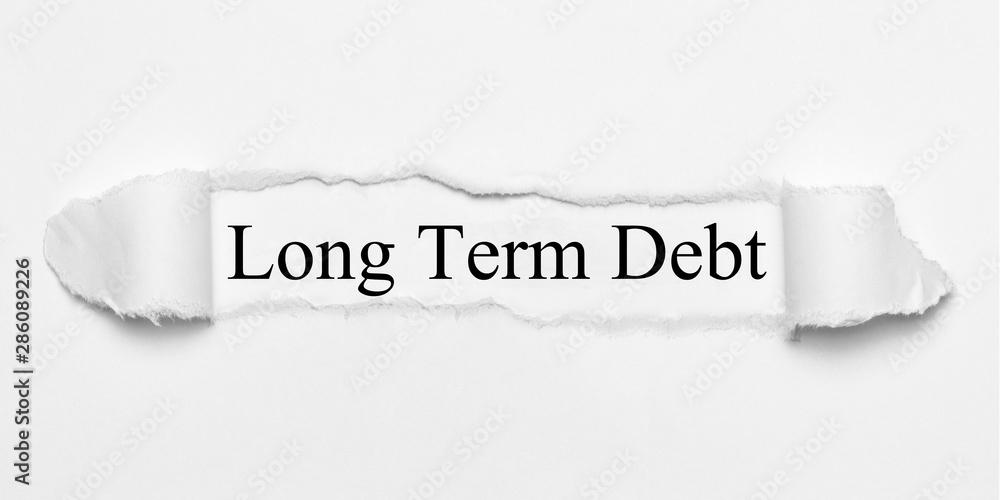 Obraz premium Long Term Debt