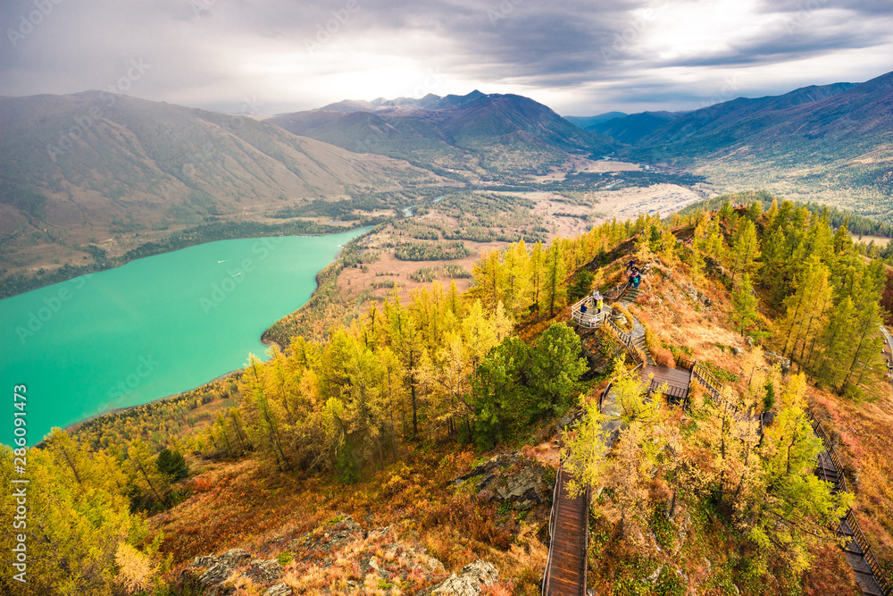 Xinjiang Kanas lake scenery