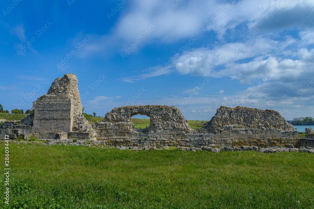 Ruins Of Chersonesos. Sevastopol.