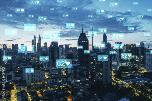 Photography Night Kuala Lumpur social media backdrop