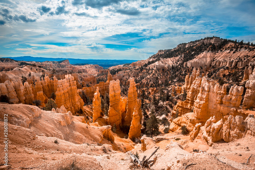 Views from the Sunrise Point in Bryce National Park. Utah, United States