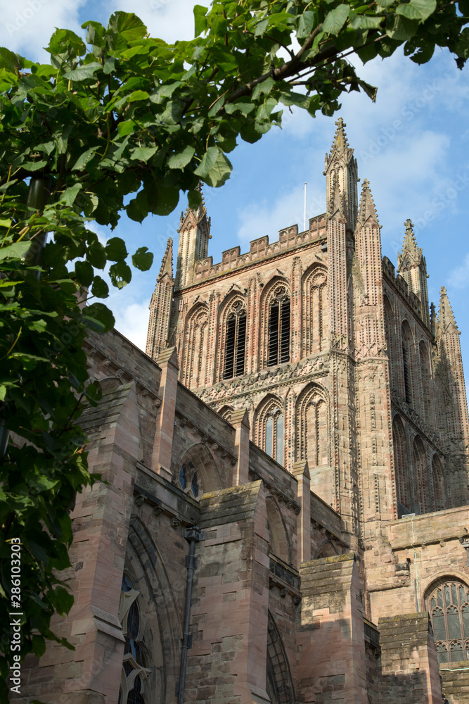 Tower of Cathedral Church; Hereford
