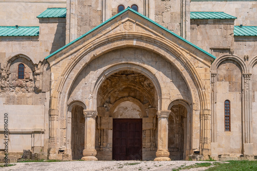 Bagrati Cathedral Orthodox church (XI century) in Kutaisi city, Georgia photo