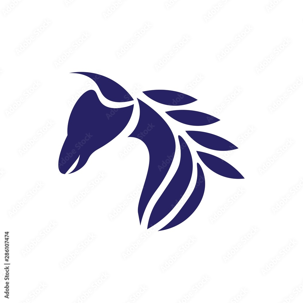 blue horse logo vector blue horse logo vector