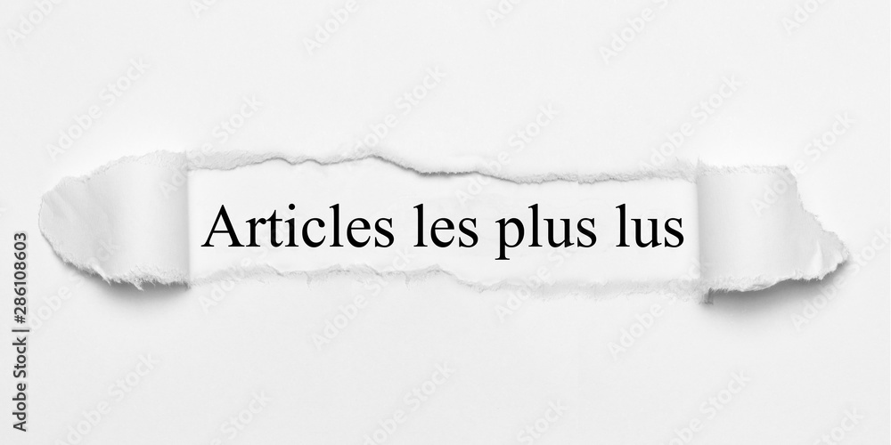 Obraz premium Articles les plus lus 