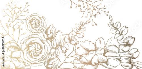 Tropic vintage pattern Vector. Retro boho shiny design textures