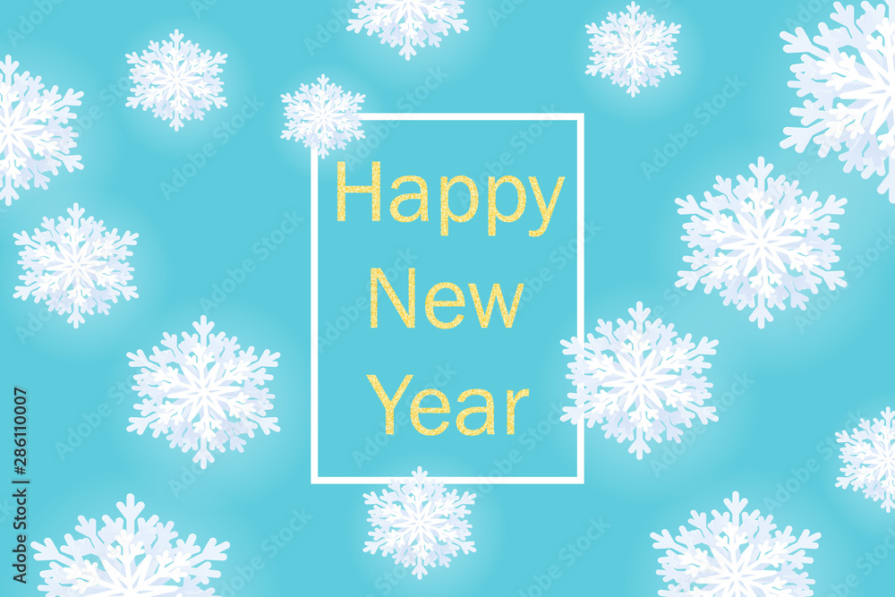 Happy New Year 2020. Christmas banner Happy New Year 2020. Christmas banner
