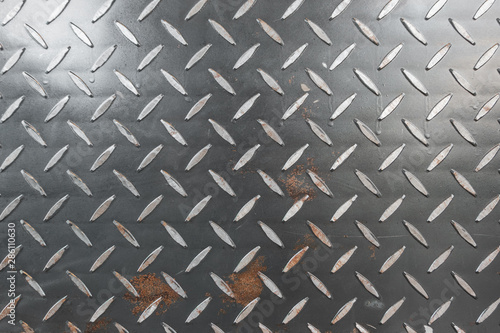 abstract background of old metal diamond plate