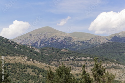 Landscape in the Parque Natural del Cadi-Moixero in the Pyrenees