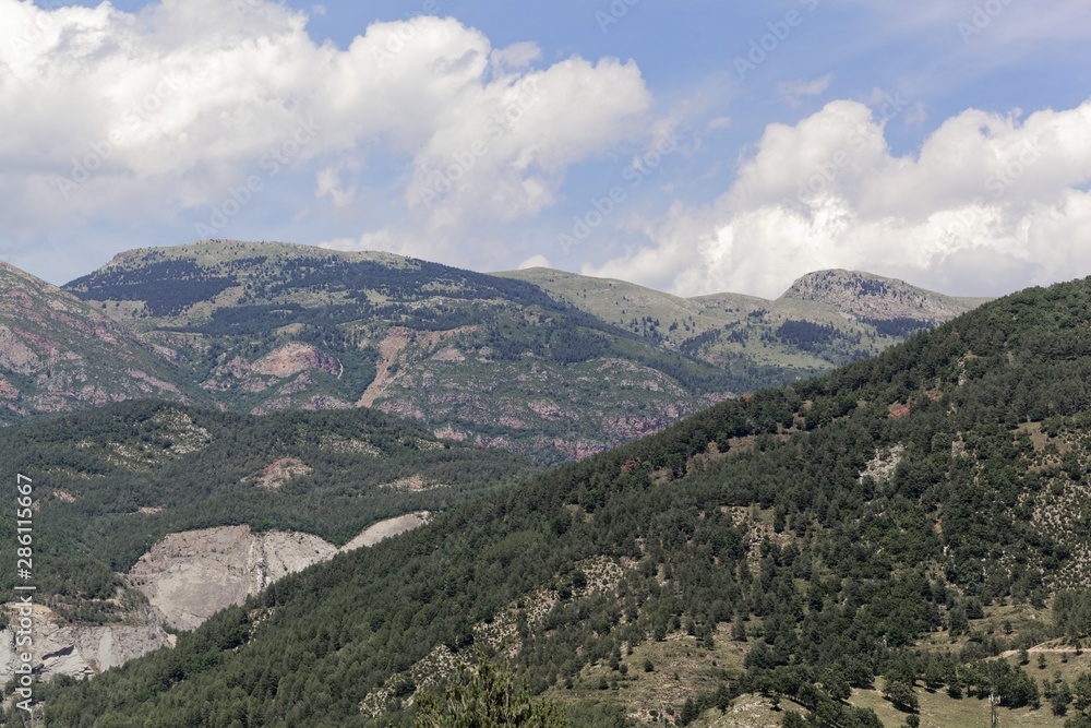 Landscape in the Parque Natural del Cadi-Moixero in the Pyrenees Landscape in the Parque Natural del Cadi-Moixero in the Pyrenees