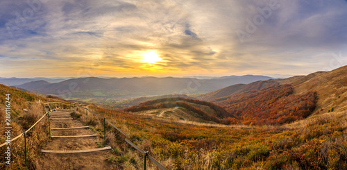 Fototapeta Naklejka Na Ścianę i Meble -  Bieszczady - Carpathians Mountains 