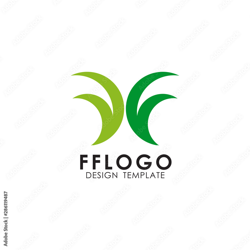 FF letter initial logo design vector template FF letter initial logo design vector template