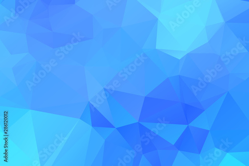 Abstract multicolor blue and purple background. Vector polygonal design illustrator © prathum