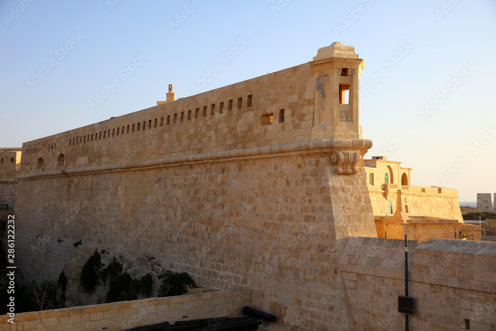 Fort St. Elmo in Valletta. Malta