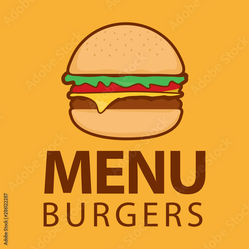 Burger vintage stamp retro vector