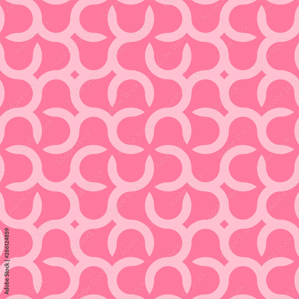 Bright seamless geometric pattern. Simple graphic design - abstract endless pink background Bright seamless geometric pattern. Simple graphic design - abstract endless pink background