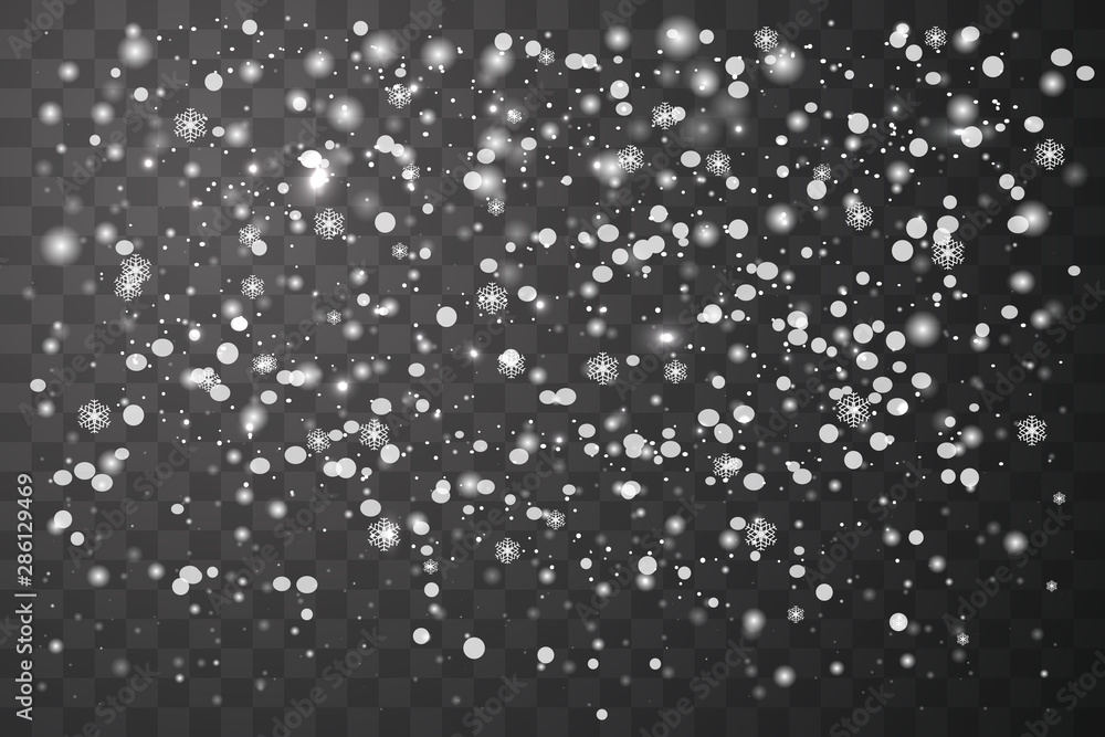 White snowflakes, Falling Christmas White snowflakes, Falling Christmas
