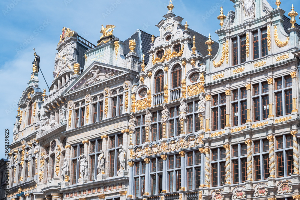 Fototapeta premium Apartments decorated with gold ornaments