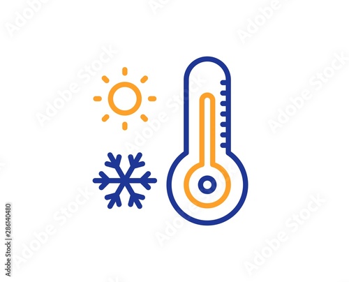 Winter snowflake, sun sign