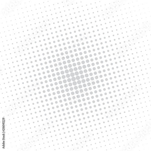 Gray dots on white background 