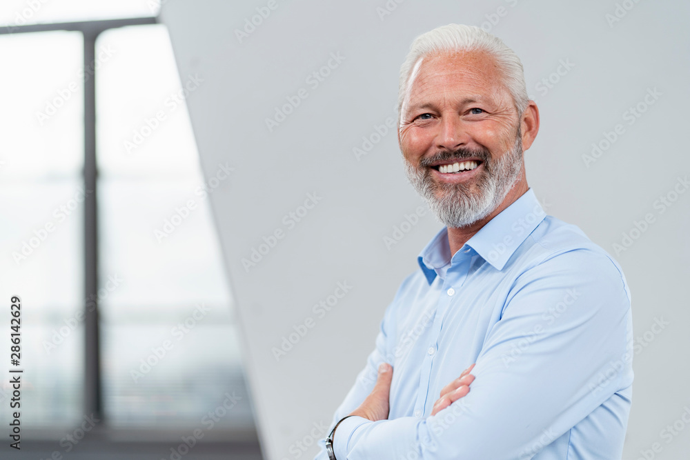 Portrait of a happy mature businessman Portrait of a happy mature businessman